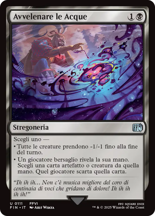 Final Fantasy 111 Avvelenare le Acque