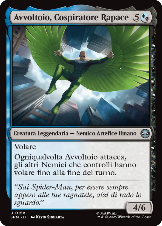 Magic Marvel Spider-man 158 Avvoltoio, Cospiratore Rapace