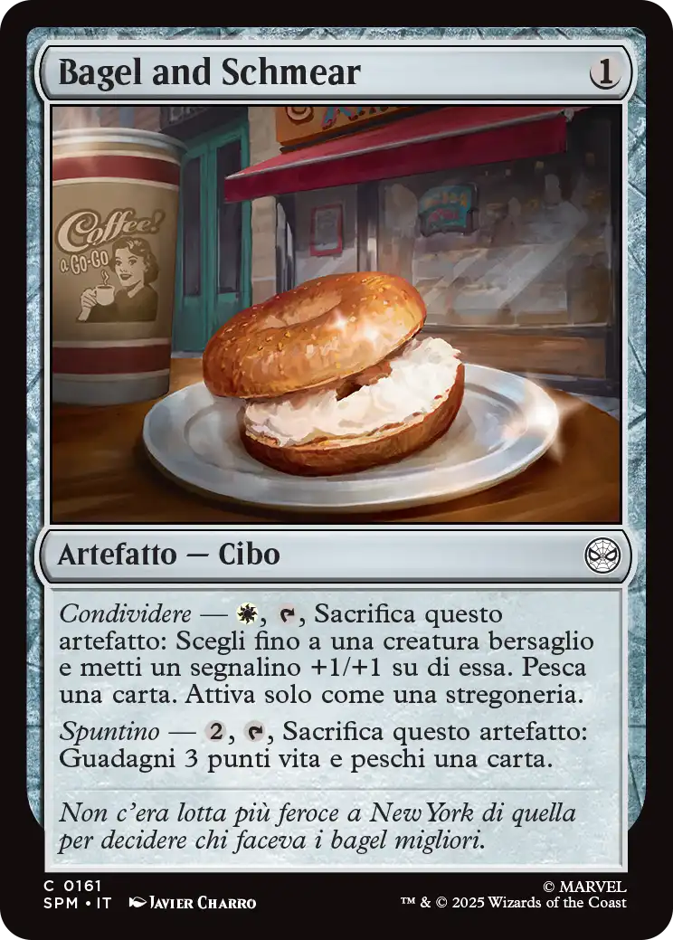 Magic Marvel Spider-man 161 Bagel and Schmear