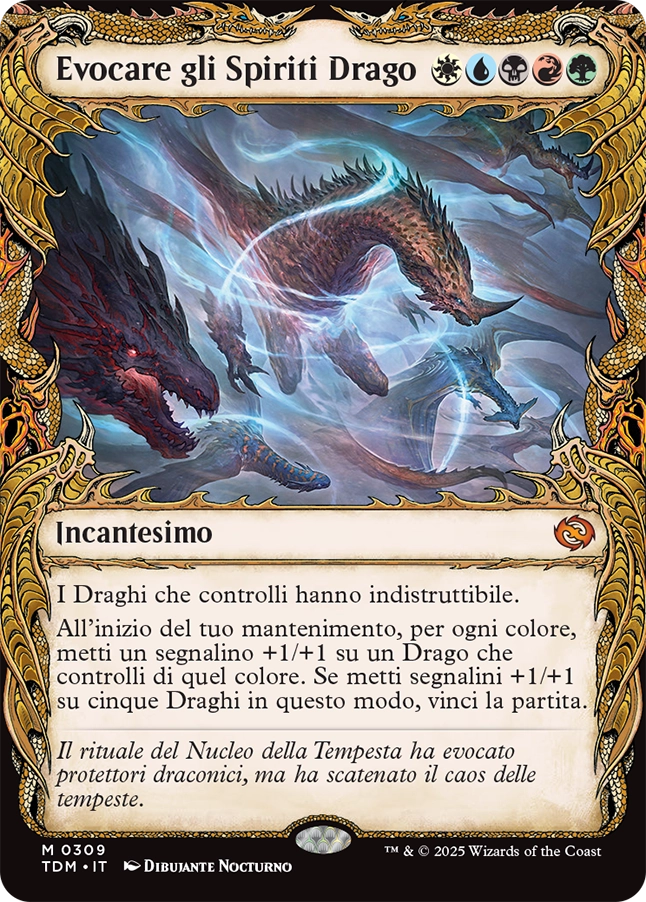 Tarkir la Dracotempesta 309 Evocare gli Spiriti Drago extra
