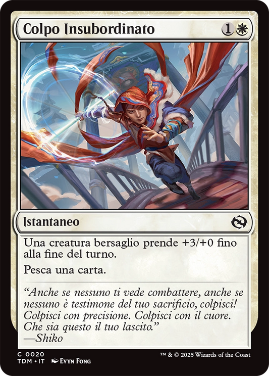 Tarkir la Dracotempesta 20 Colpo Insubordinato