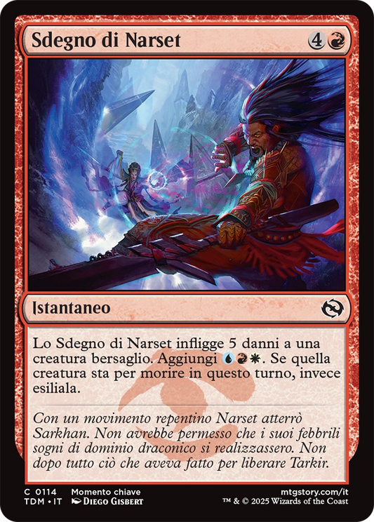 Tarkir la Dracotempesta 114 Sdegno di Narset