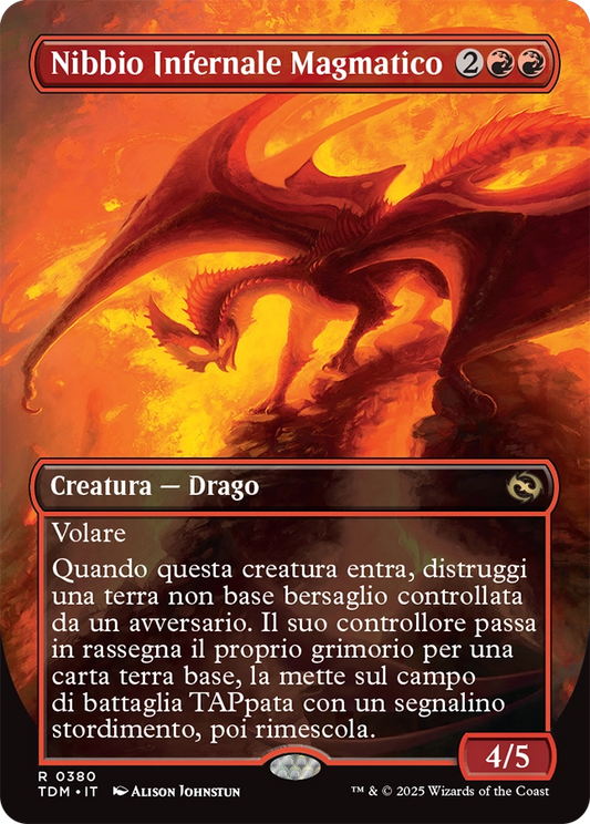 Tarkir la Dracotempesta 380 Nibbio Infernale Magmatico (V.2) extra