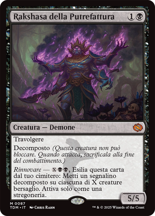 Tarkir la Dracotempesta 87 Rakshasa della Putrefattura