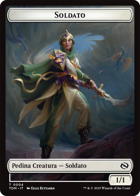 Tarkir la Dracotempesta 409 Soldato token