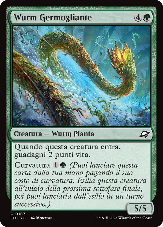Ai Confini dell' eternità 187 Wurm Germogliante