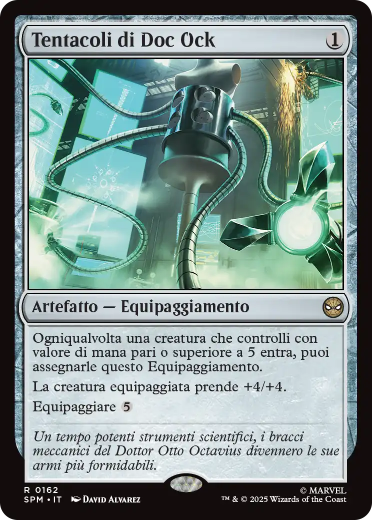 Magic Marvel Spider-man 326 Tentacoli di Doc Ock foil