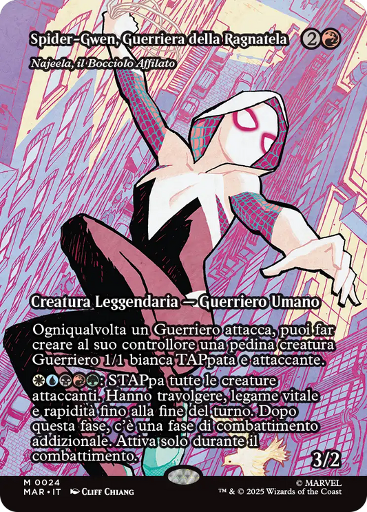 Magic Marvel Spider-man 255 Najeela, il Bocciolo Affilato Source Material Cads