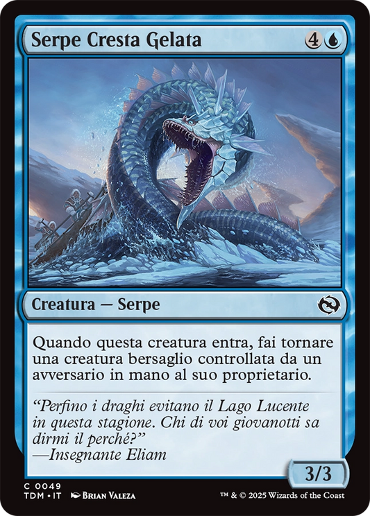 Tarkir la Dracotempesta 49 Serpe Cresta Gelata