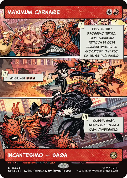 Magic Marvel Spider-man 225 Maximum Carnage extra