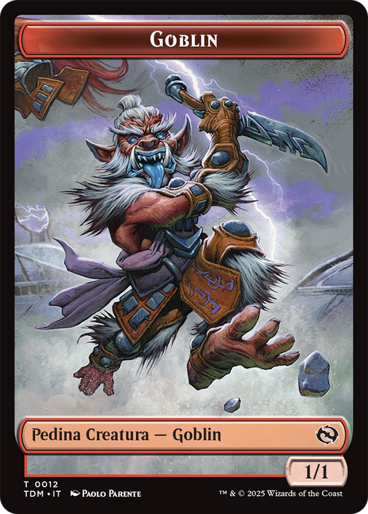 Tarkir la Dracotempesta 417 Goblin/Guerriero token