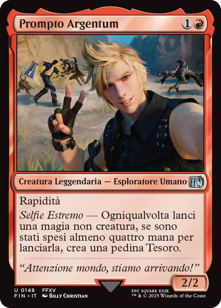 Final Fantasy 148 Prompto Argentum