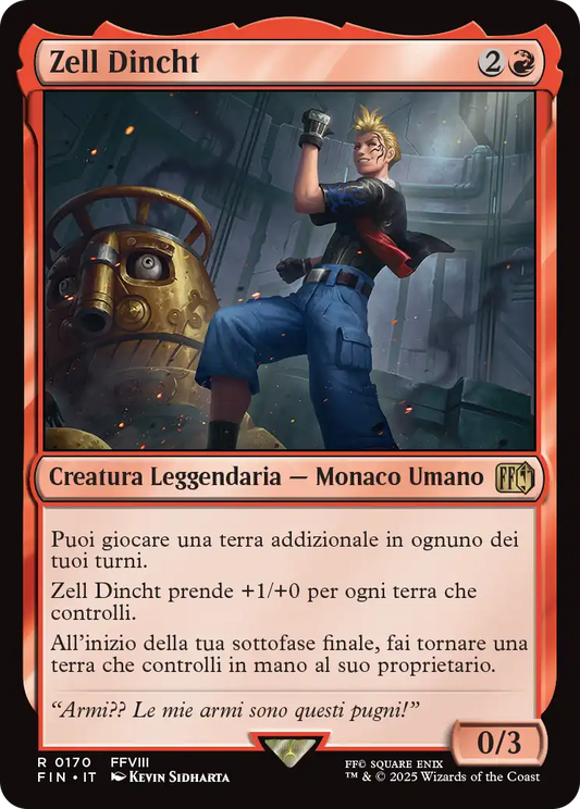 Final Fantasy 170 Zell Dincht