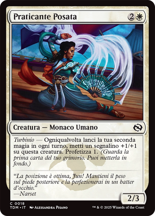 Tarkir la Dracotempesta 425 Praticante Posata foil