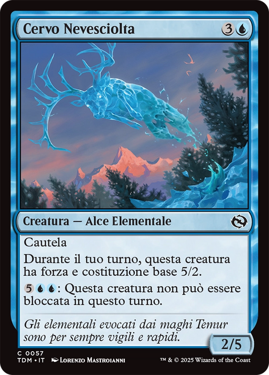 Tarkir la Dracotempesta 57 Cervo Nevesciolta