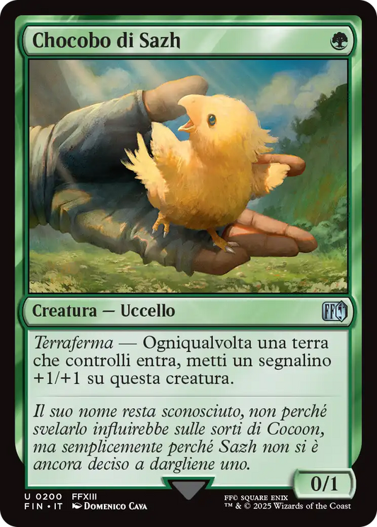 Final Fantasy 200 Chocobo di Sazh