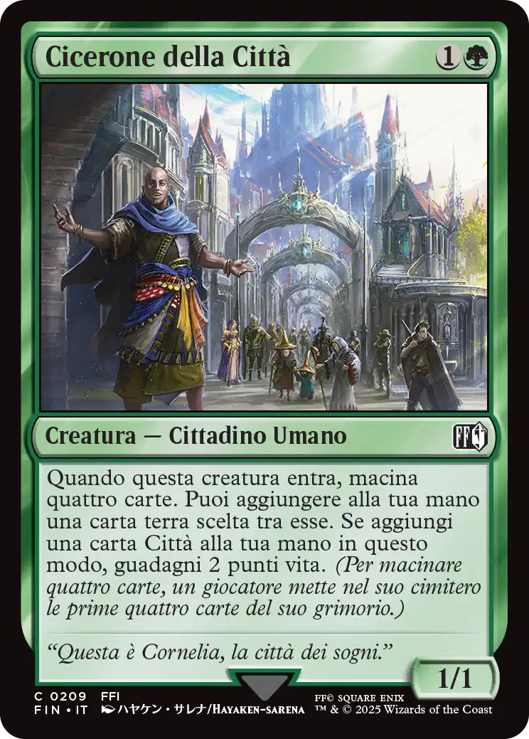 Final Fantasy 209 Cicerone della Città