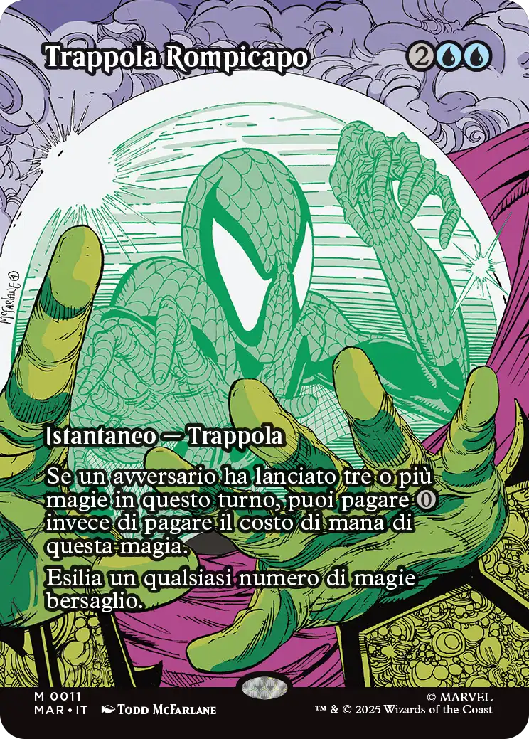 Magic Marvel Spider-man 242 Trappola Rompicapo Source Material Cads