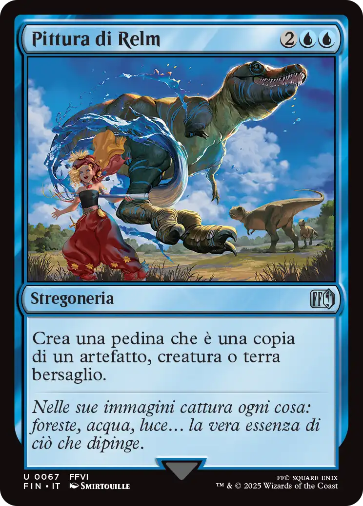 Final Fantasy 67 Pittura di Relm