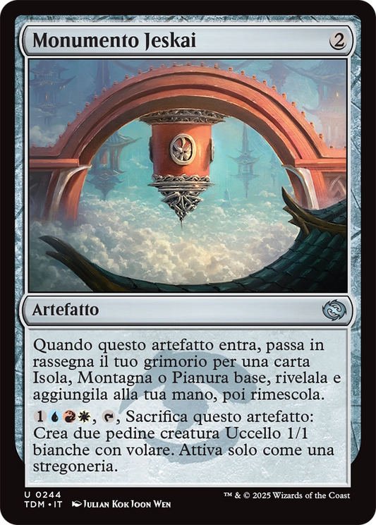 Tarkir la Dracotempesta 244 Monumento Jeskai