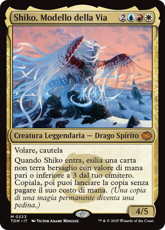 Tarkir la Dracotempesta 223 Shiko, Modello della Via