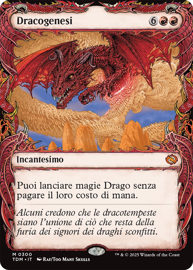 Tarkir la Dracotempesta 300 Dracogenesi (V.1) extra