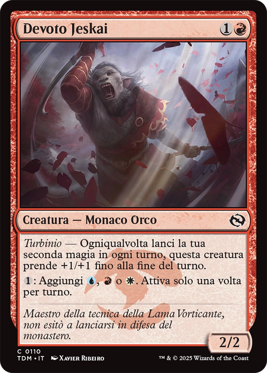 Tarkir la Dracotempesta 110 Devoto Jeskai