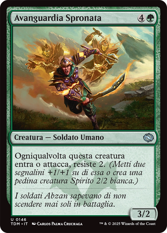 Tarkir la Dracotempesta 146 Avanguardia Spronata