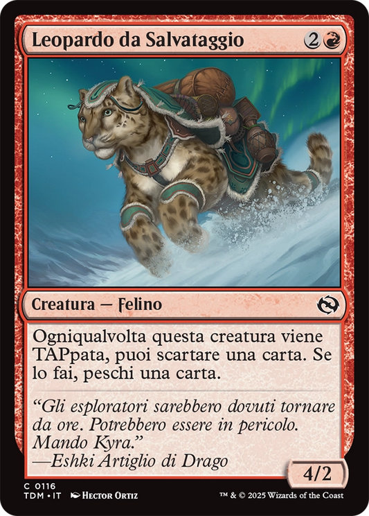 Tarkir la Dracotempesta 116 Leopardo da Salvataggio