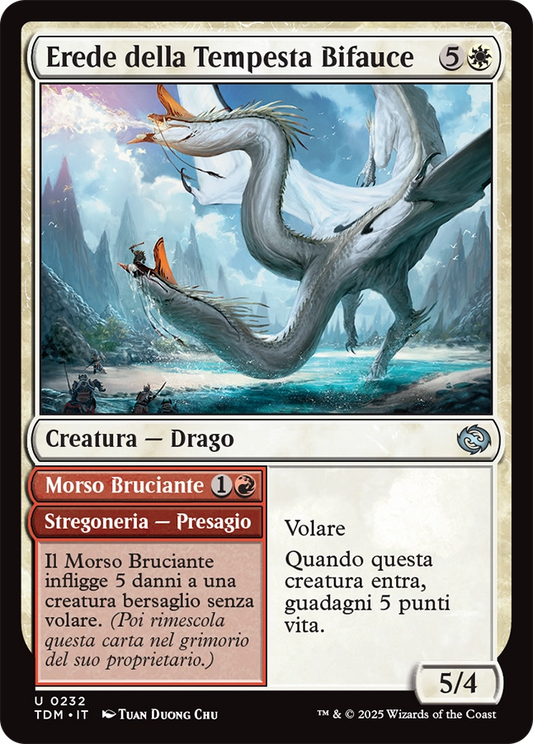 Tarkir la Dracotempesta 232 Erede della Tempesta Bifauce