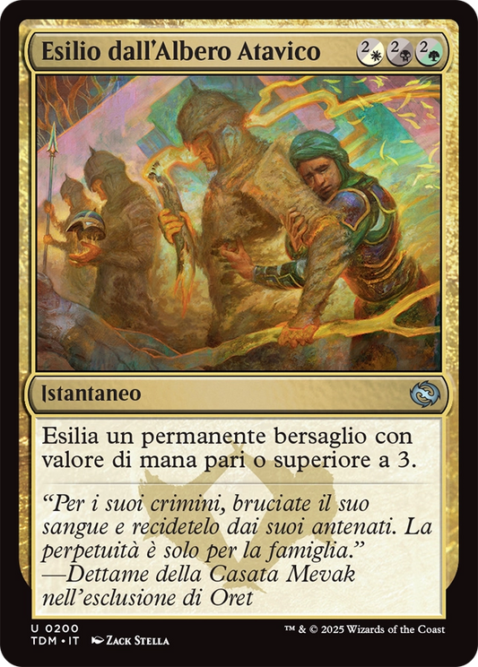 Tarkir la Dracotempesta 200 Esilio dall'Albero Atavico