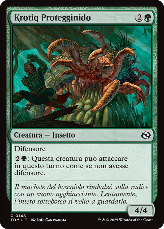 Tarkir la Dracotempesta 148 Krotiq Protegginido