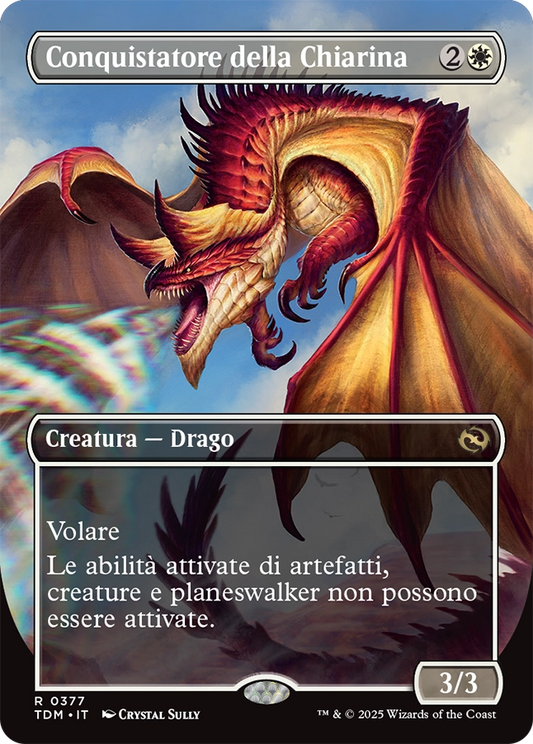Tarkir la Dracotempesta 377 Conquistatore della Chiarina (V.1) extra