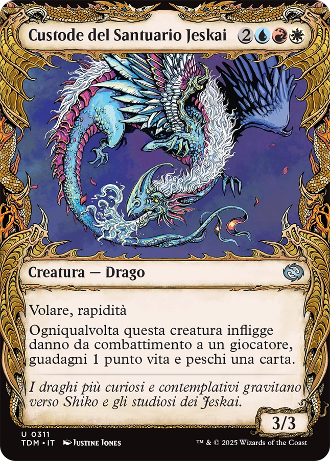 Tarkir la Dracotempesta 311 Custode del Santuario Jeskai extra