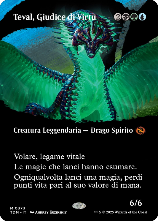 Tarkir la Dracotempesta 373 Teval, Giudice di Virtù (V.2) extra