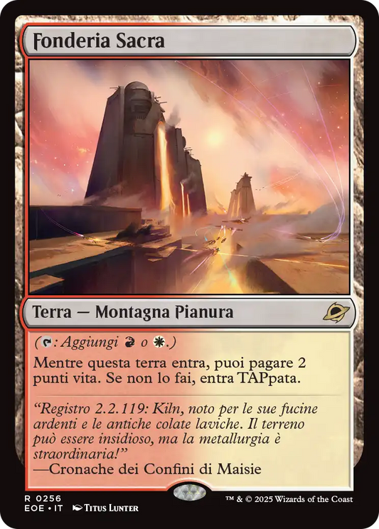 Ai Confini dell' eternità 256 Fonderia Sacra
