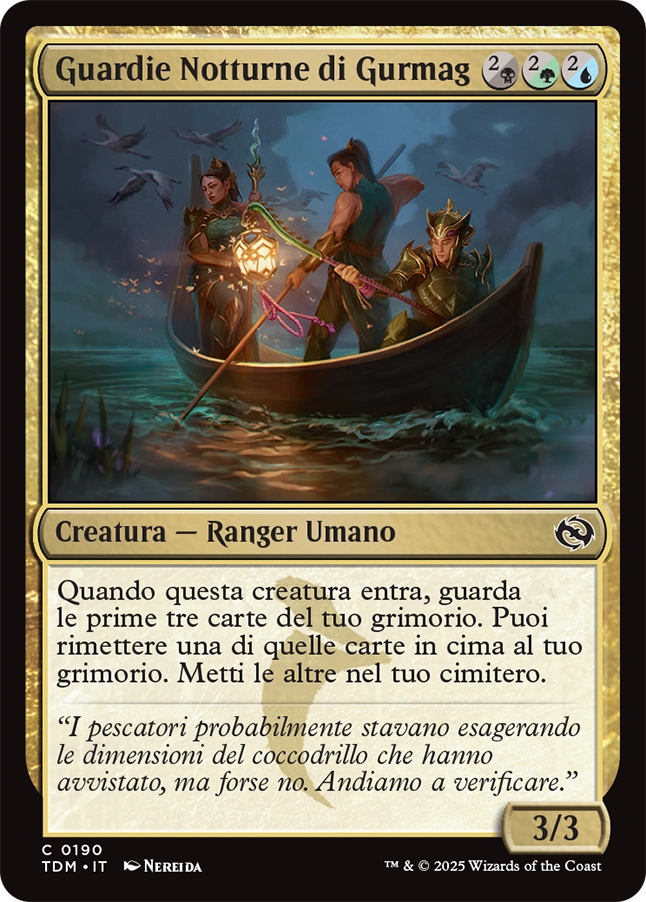 Tarkir la Dracotempesta 190 Guardie Notturne di Gurmag