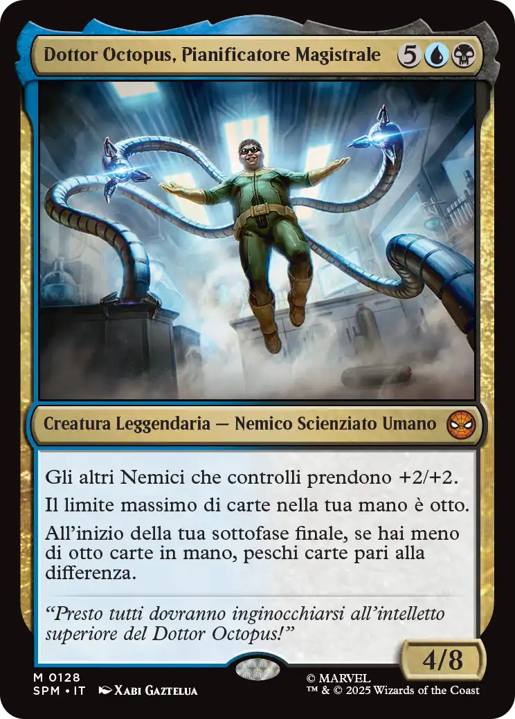Magic Marvel Spider-man 128 Dottor Octopus, Pianificatore Magistrale