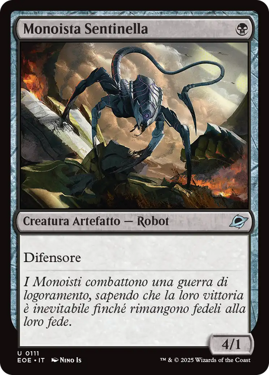 Ai Confini dell' eternità 111 Monoista Sentinella