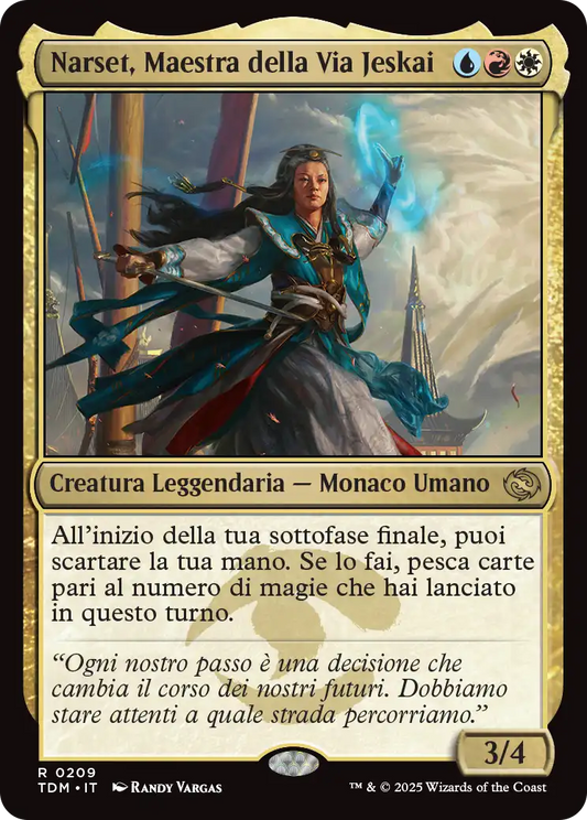 Tarkir la Dracotempesta 209 Narse, Maestra della Via Jeskai