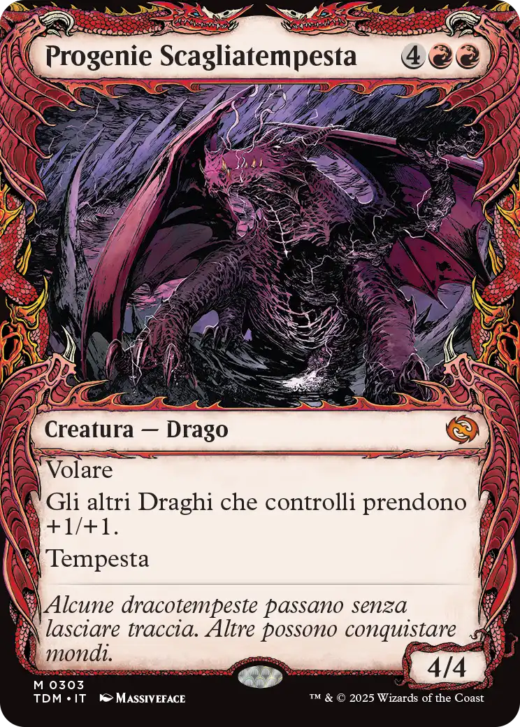 Tarkir la Dracotempesta 303 Progenie Scagliatempesta extra
