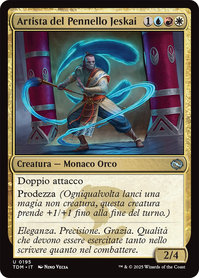 Tarkir la Dracotempesta 195 Artista del Pennello Jeskai
