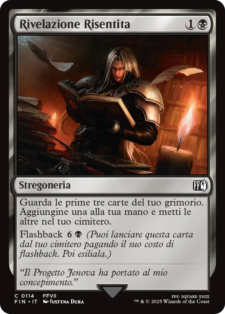 Final Fantasy foil 551 Rivelazione Risentita foil