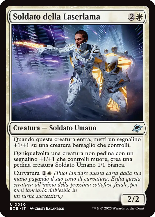 Ai Confini dell' eternità 30 Soldato della Laserlama