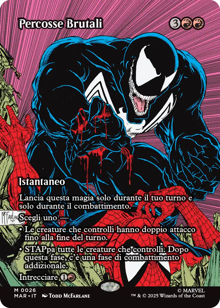 Magic Marvel Spider-man 257 Percosse Brutali Source Material Cads