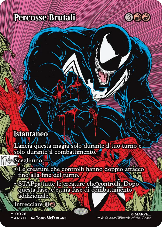 Magic Marvel Spider-man 257 Percosse Brutali Source Material Cads