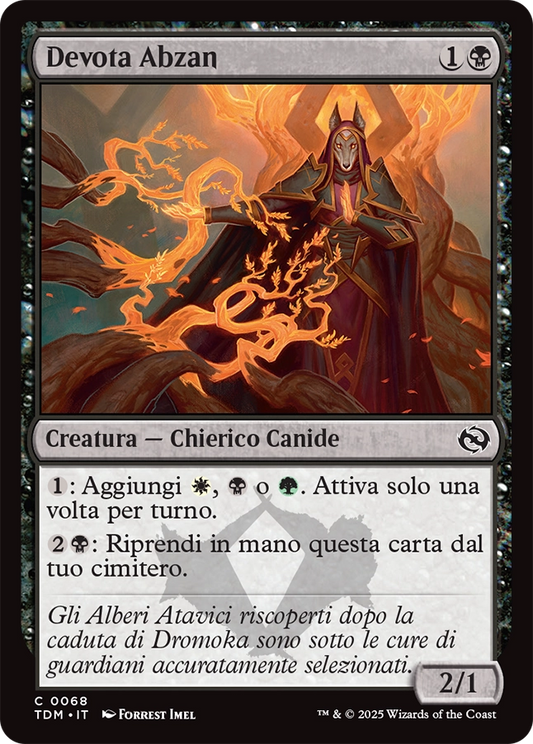 Tarkir la Dracotempesta 68 Devota Abzan
