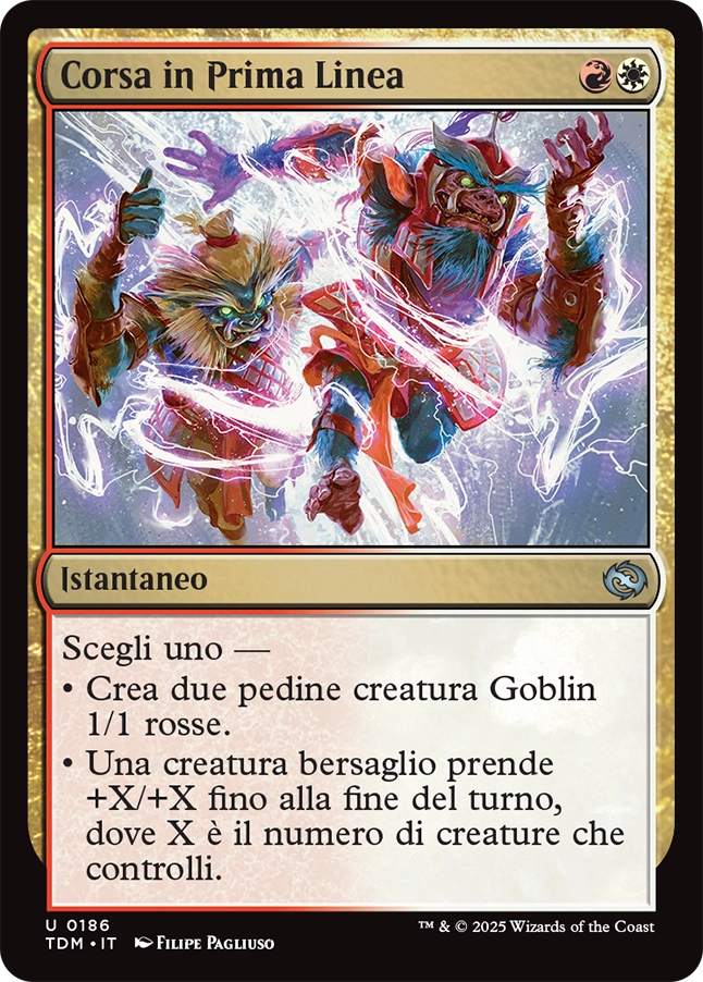 Tarkir la Dracotempesta 186 Corsa in Prima Linea