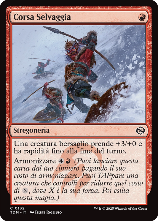 Tarkir la Dracotempesta 132 Corsa Selvaggia
