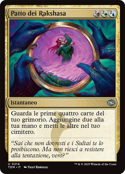 Tarkir la Dracotempesta 214 Patto dei Rakshasa
